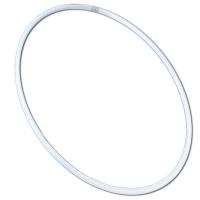 Обруч гимнастический 90см (белый) (аналог SASAKI) OBGS90CM