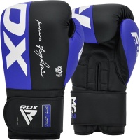 Перчатки тренировочные RDX F4 12oz син/черн. (арт. BGR-F4U-12oz)